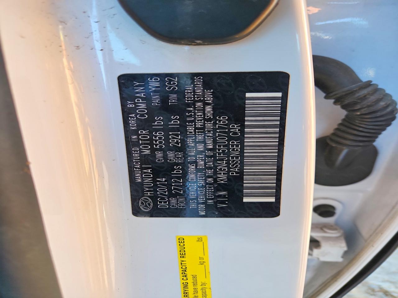 2015 HYUNDAI GENESIS 5.0L photo 13