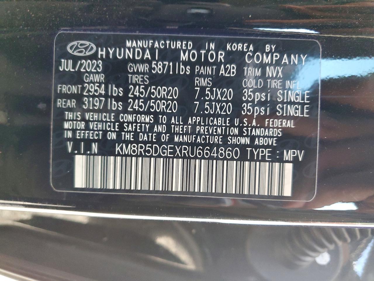 2024 HYUNDAI PALISADE LIMITED photo 13