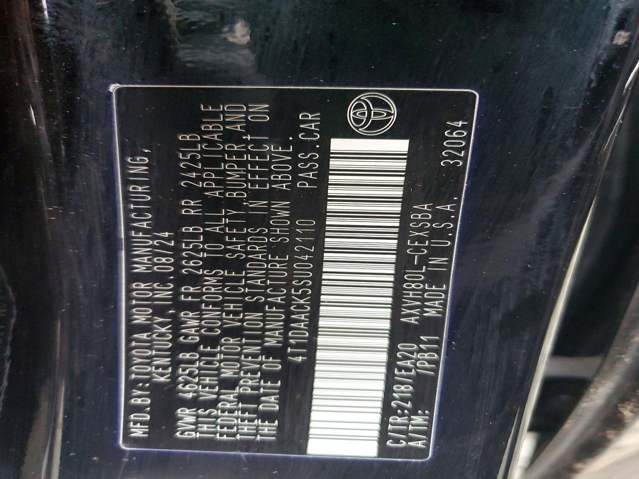 2025 TOYOTA CAMRY XSE photo 12