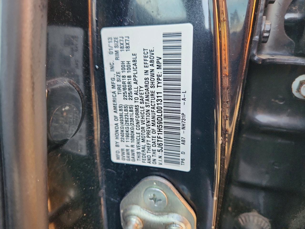 2013 HONDA CROSSTOUR EXL photo 13