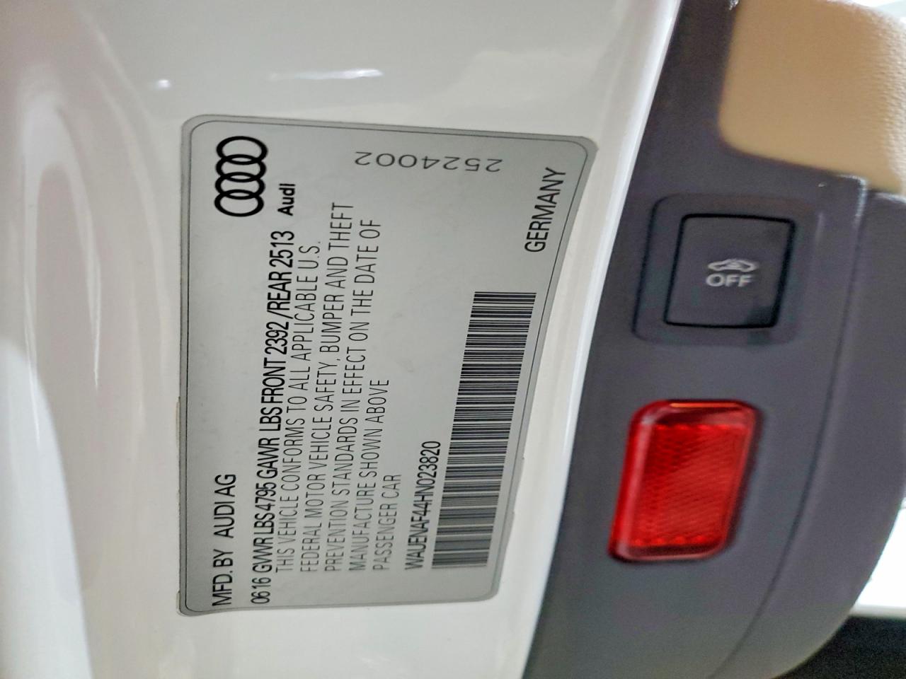 2017 AUDI A4 PREMIUM PLUS photo 12