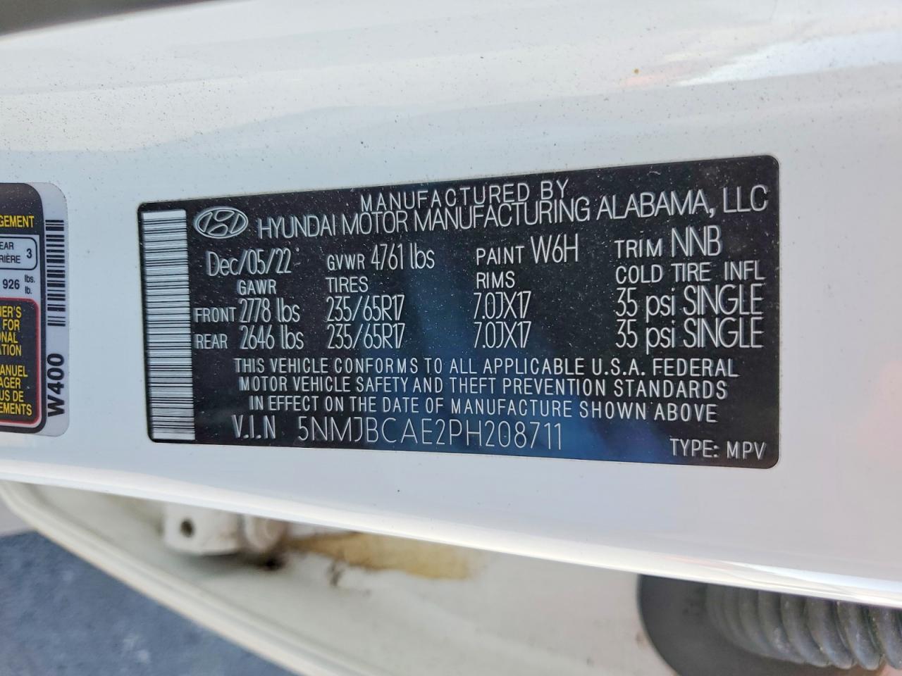 2023 HYUNDAI TUCSON SEL photo 13
