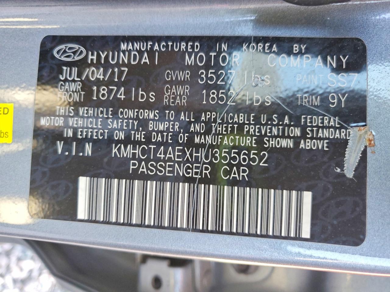 2017 HYUNDAI ACCENT SE photo 12