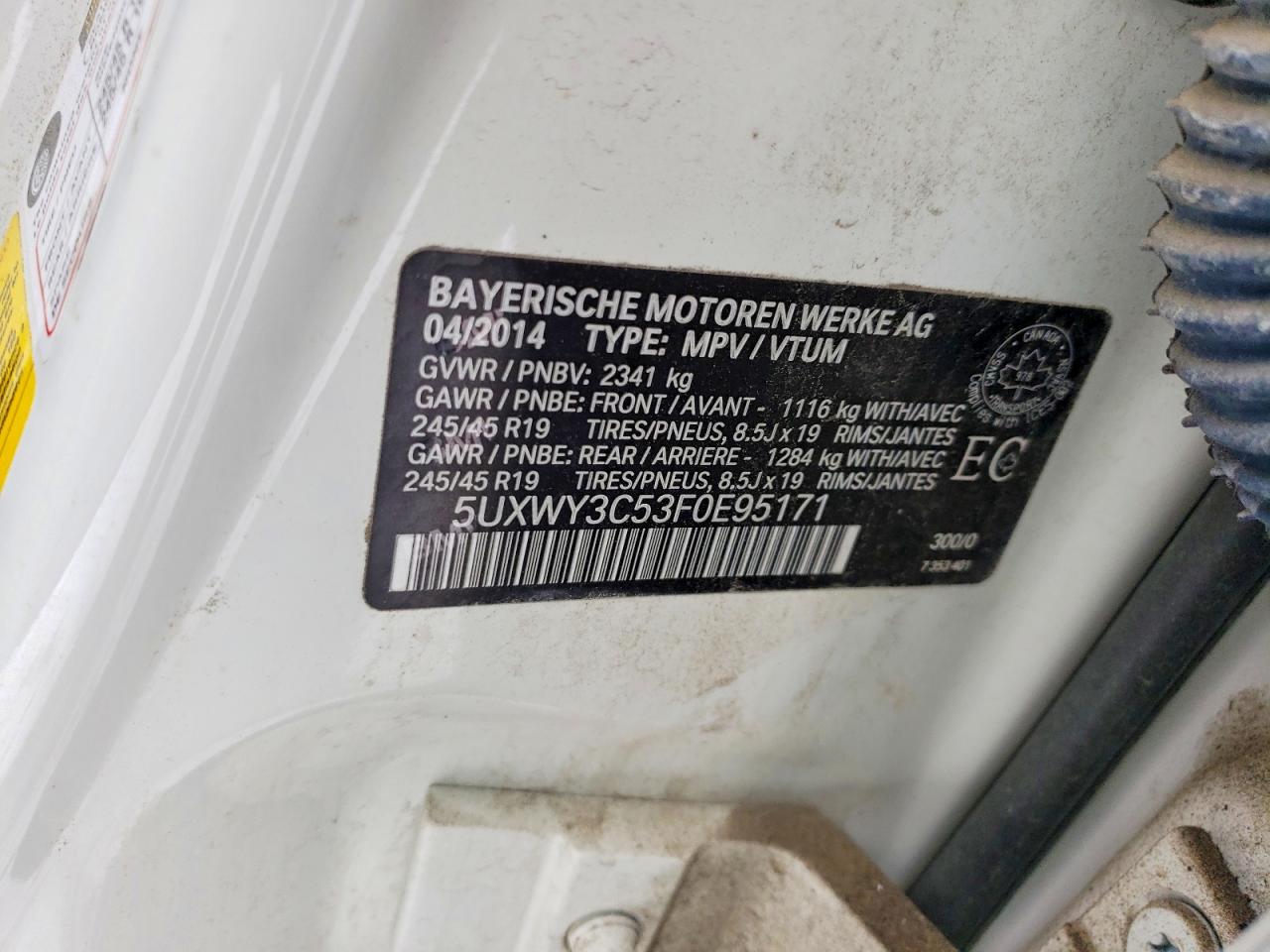 2015 BMW X3 XDRIVE28D photo 25