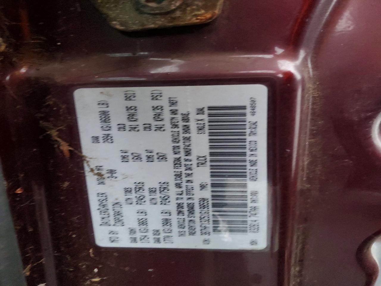 2001 DODGE RAM 1500 photo 12