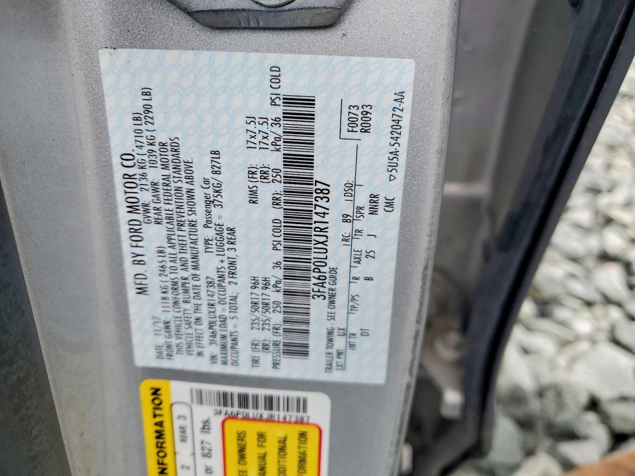 2018 FORD FUSION SE HYBRID photo 23