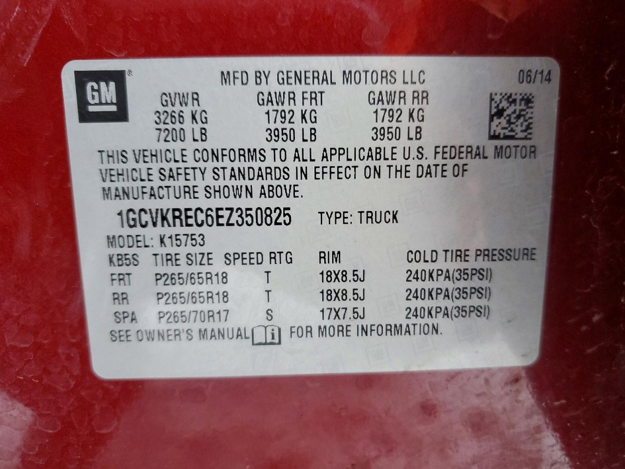 2014 CHEVROLET SILVERADO K1500 LT photo 25
