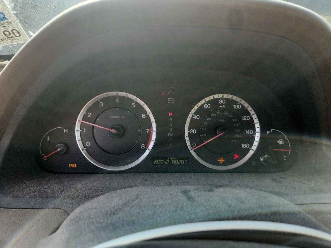 2009 HONDA ACCORD LXP photo 9