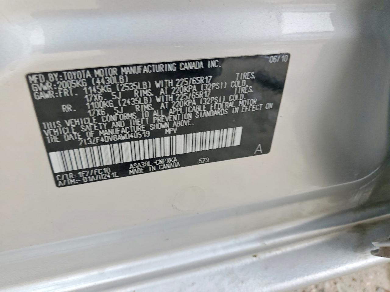 2010 TOYOTA RAV4 photo 14