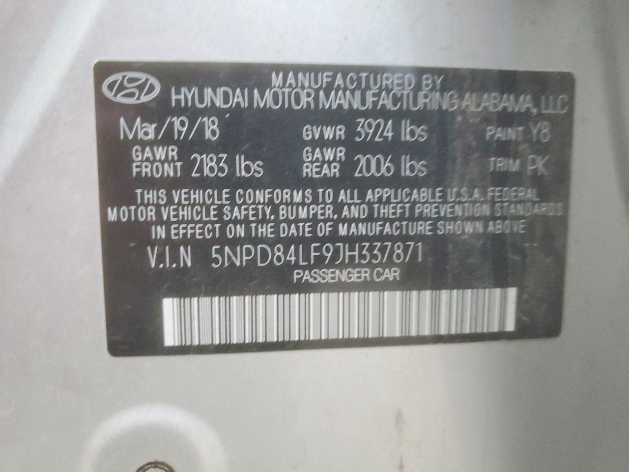 2018 HYUNDAI ELANTRA SEL photo 13