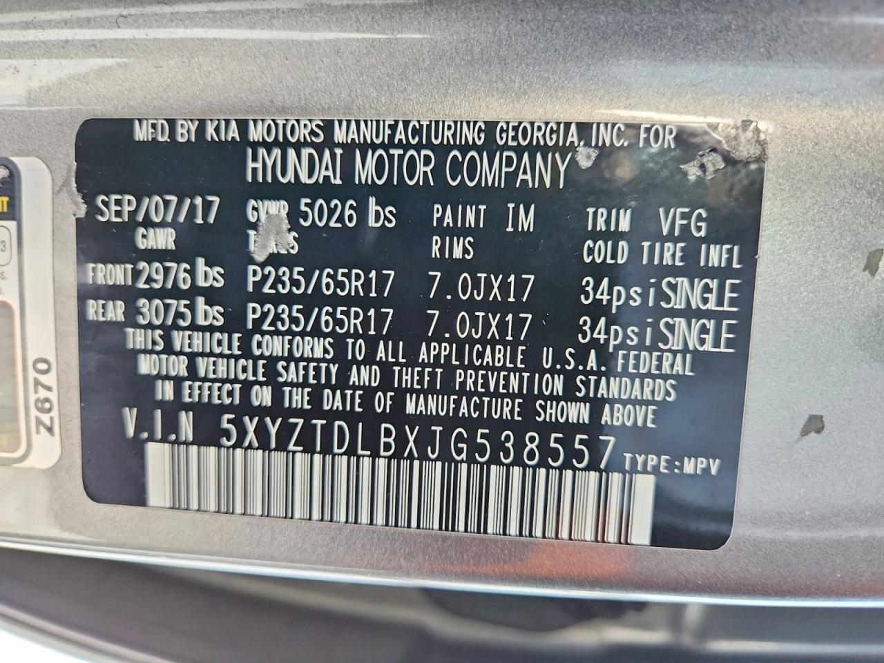 2018 HYUNDAI SANTA FE SPORT photo 14