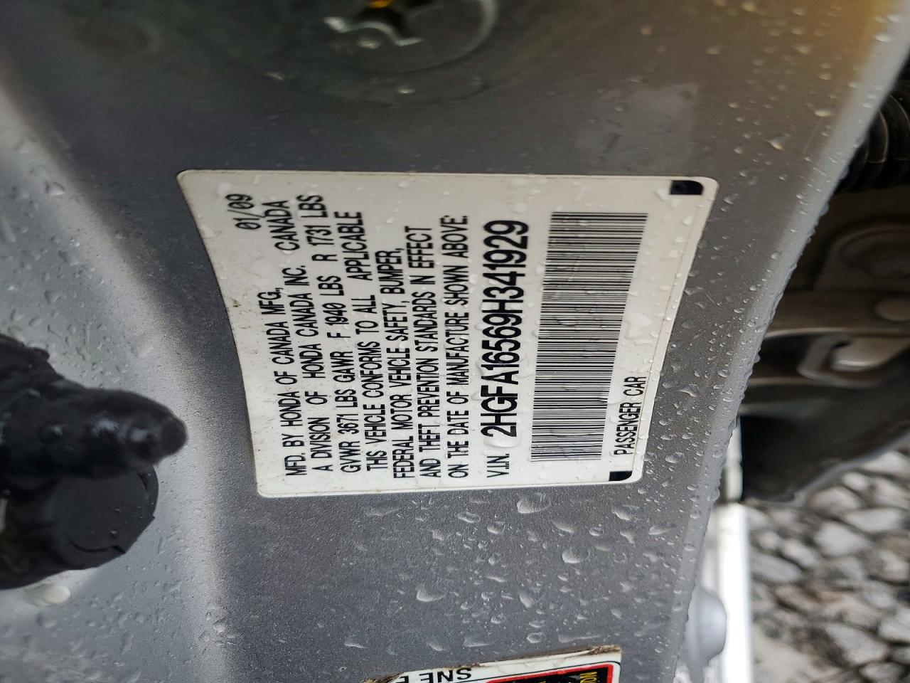 2009 HONDA CIVIC LX photo 12