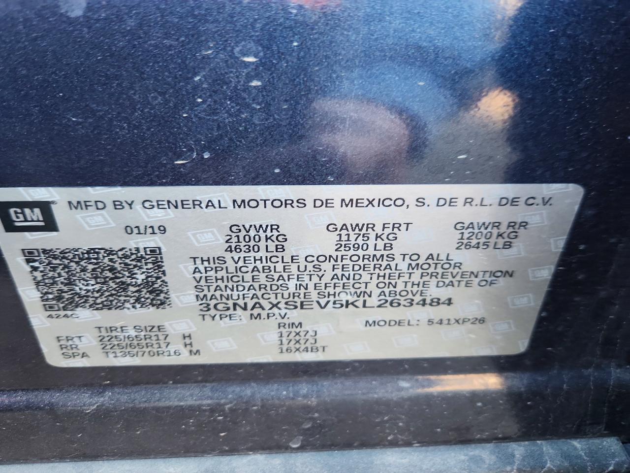 2019 CHEVROLET EQUINOX LS photo 13