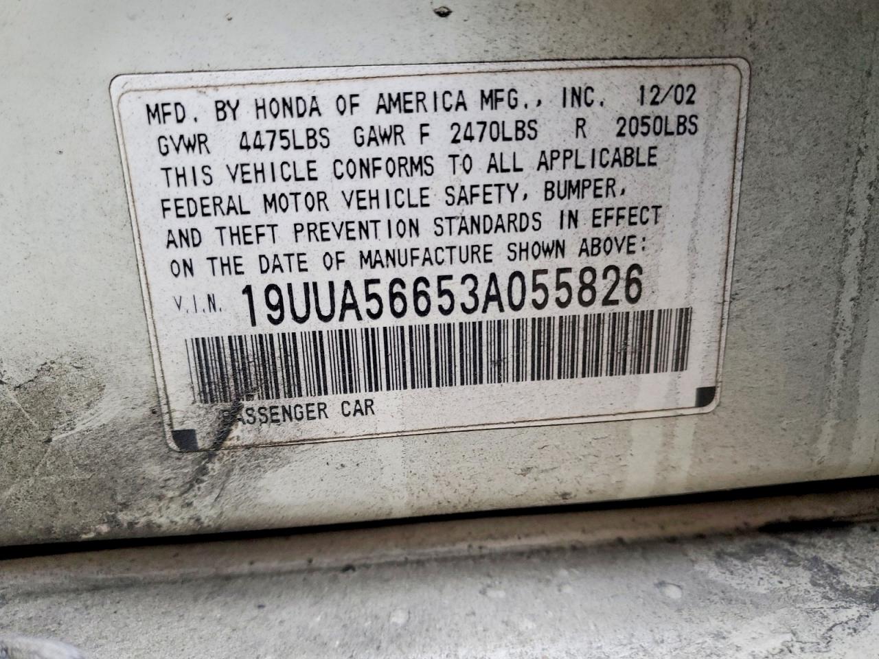 2003 ACURA 3.2TL photo 12