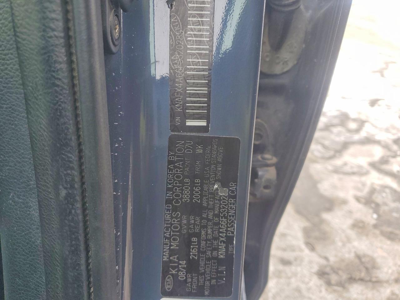 2015 KIA FORTE LX photo 12