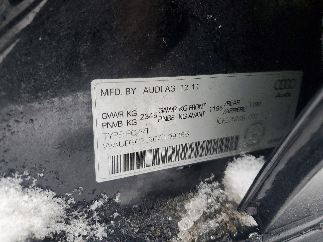 2012 AUDI S4 PREMIUM photo 13