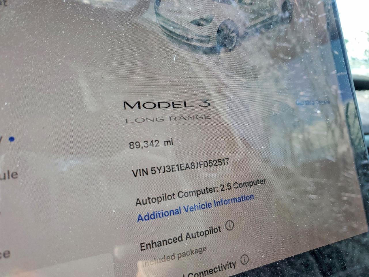 2018 TESLA MODEL 3 photo 9