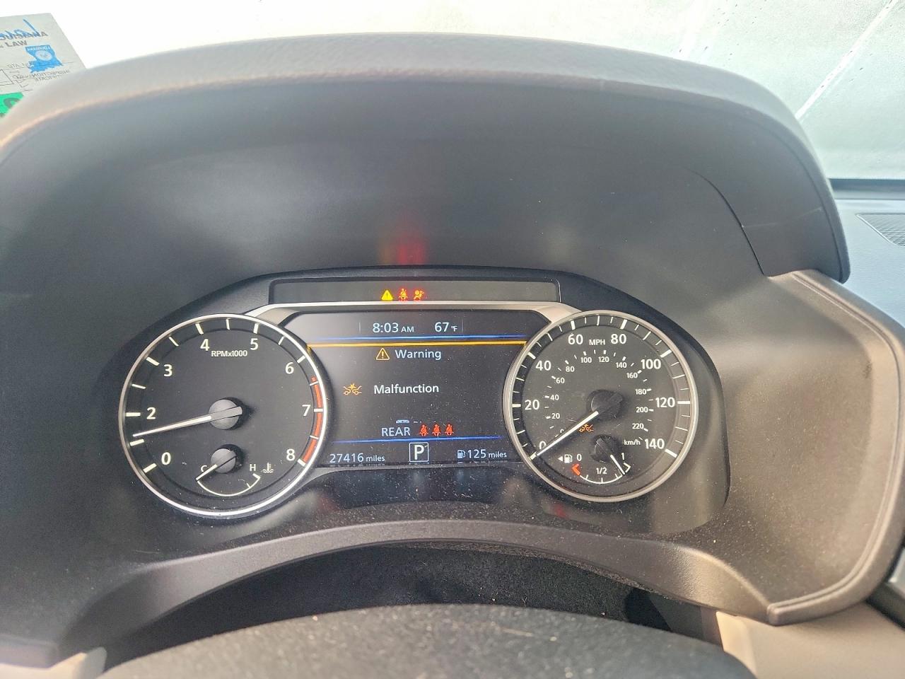 2025 NISSAN ALTIMA SV photo 9