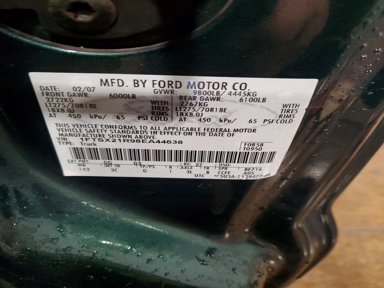 2008 FORD F250 SUPER DUTY photo 12