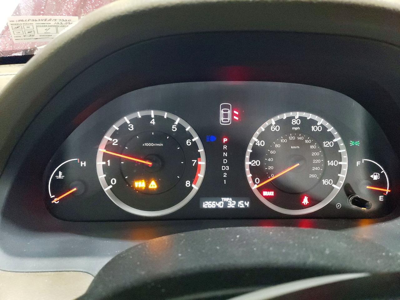 2008 HONDA ACCORD LX photo 25