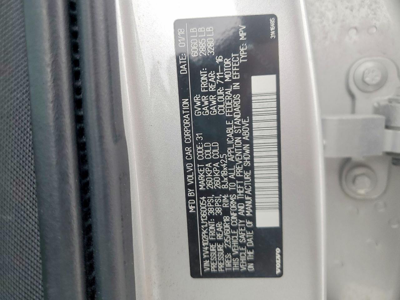 2018 VOLVO XC90 T5 photo 13