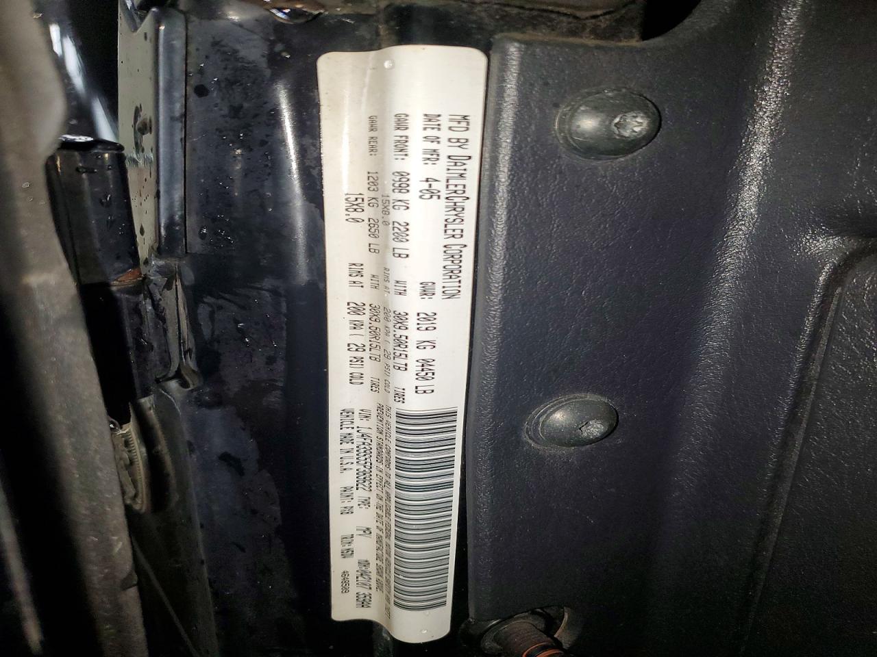 2005 JEEP WRANGLER X photo 12