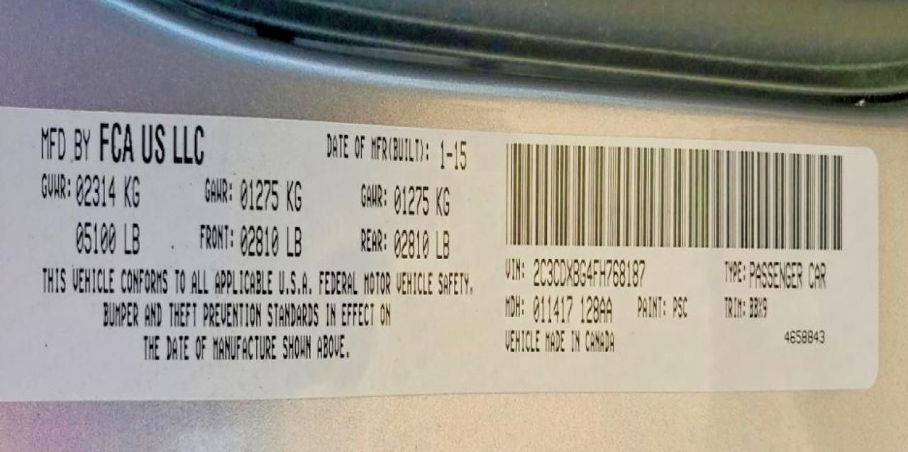 2015 DODGE CHARGER SE photo 12