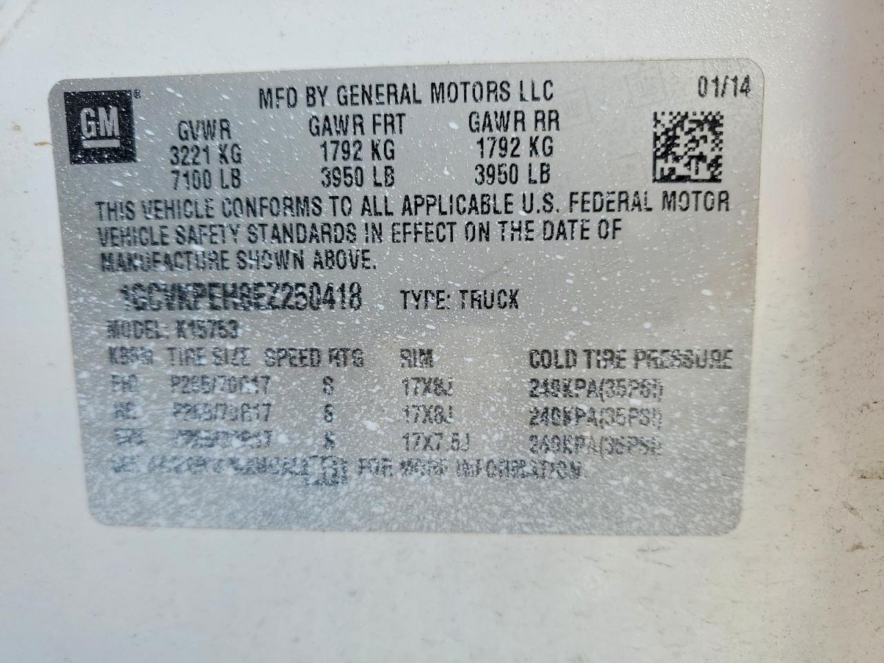 2014 CHEVROLET SILVERADO K1500 photo 12