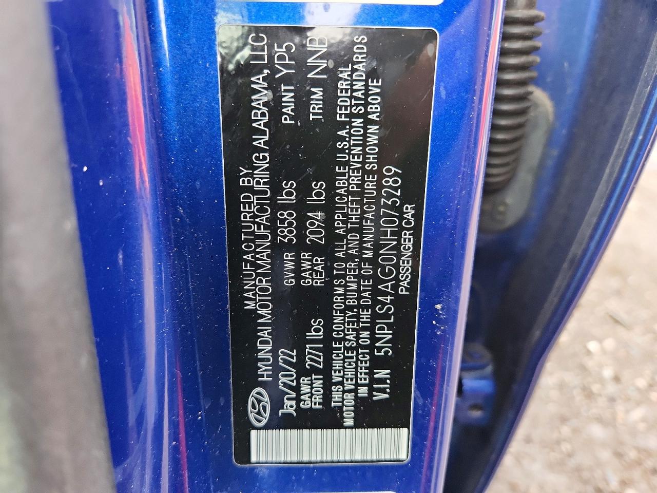 2022 HYUNDAI ELANTRA SEL photo 12
