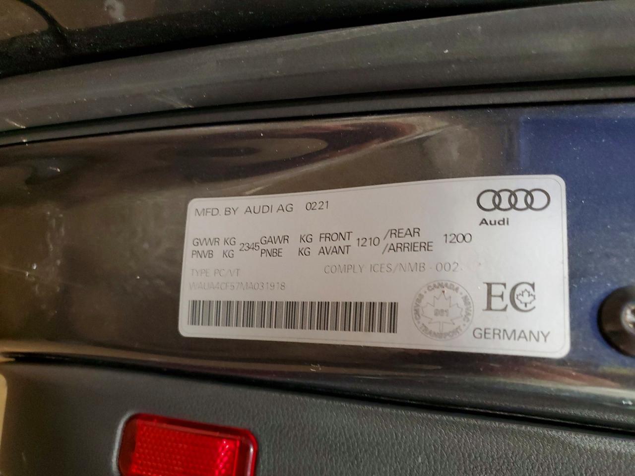 2021 AUDI S5 PREMIUM photo 12
