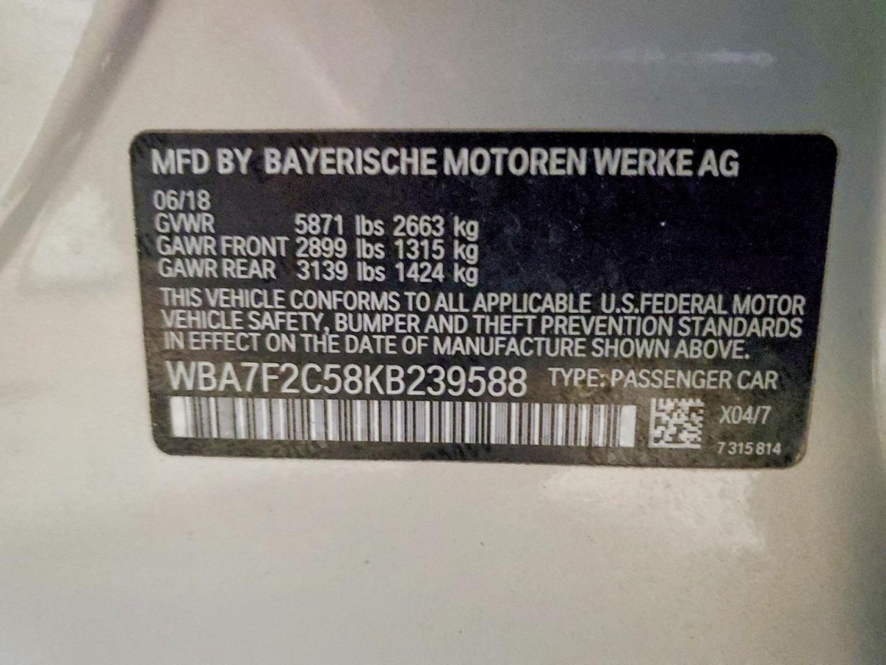 2019 BMW ALPINA B7 photo 12