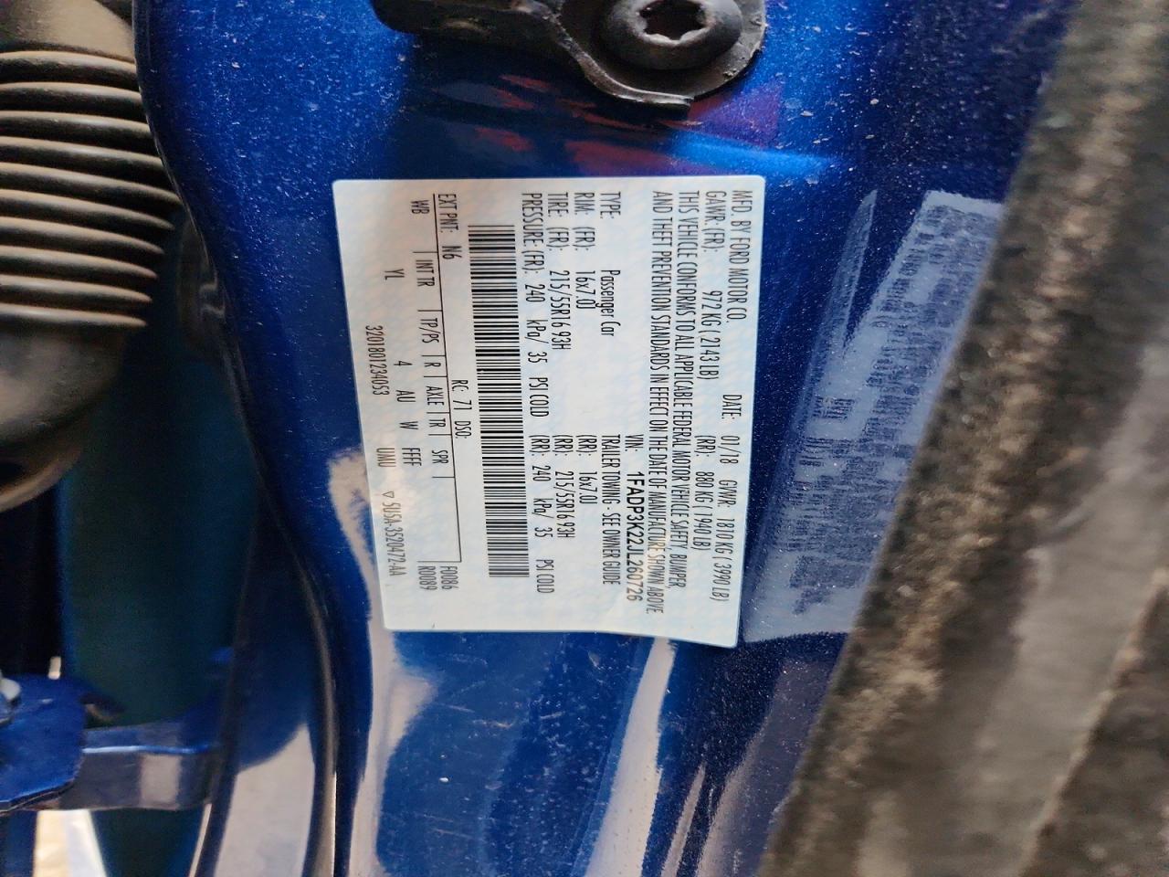 2018 FORD FOCUS SE photo 12