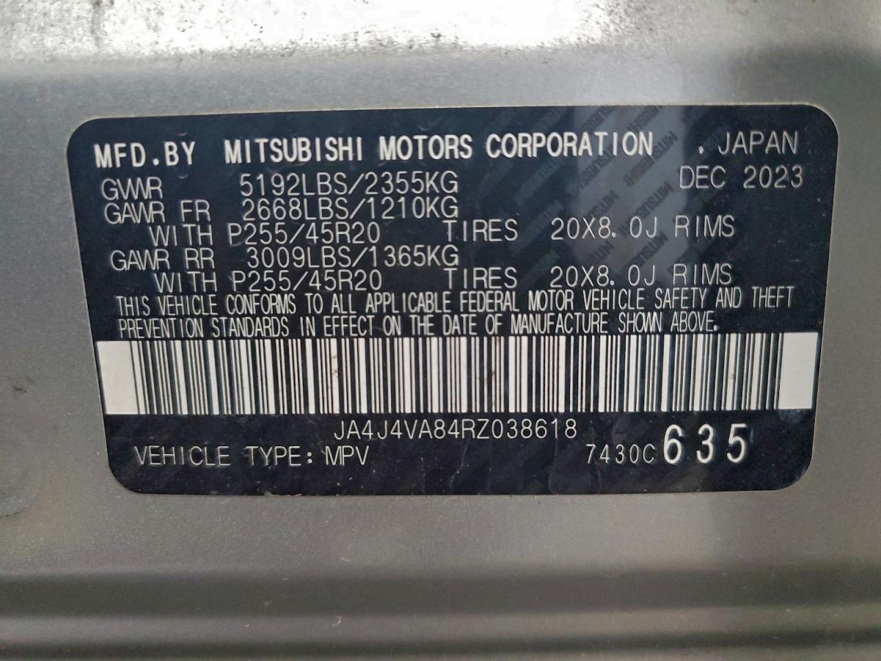 2024 MITSUBISHI OUTLANDER SE photo 14