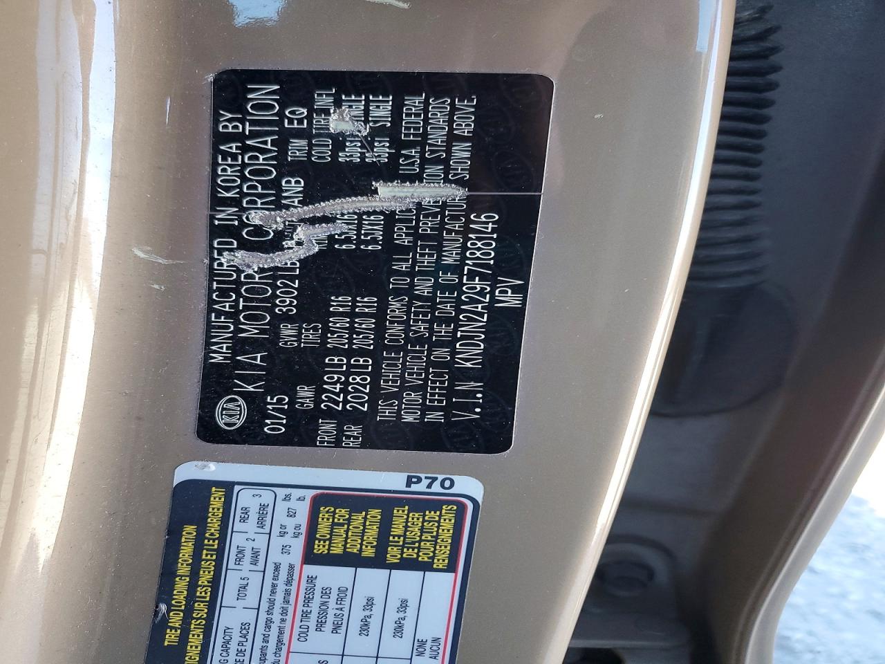 2015 KIA SOUL photo 12