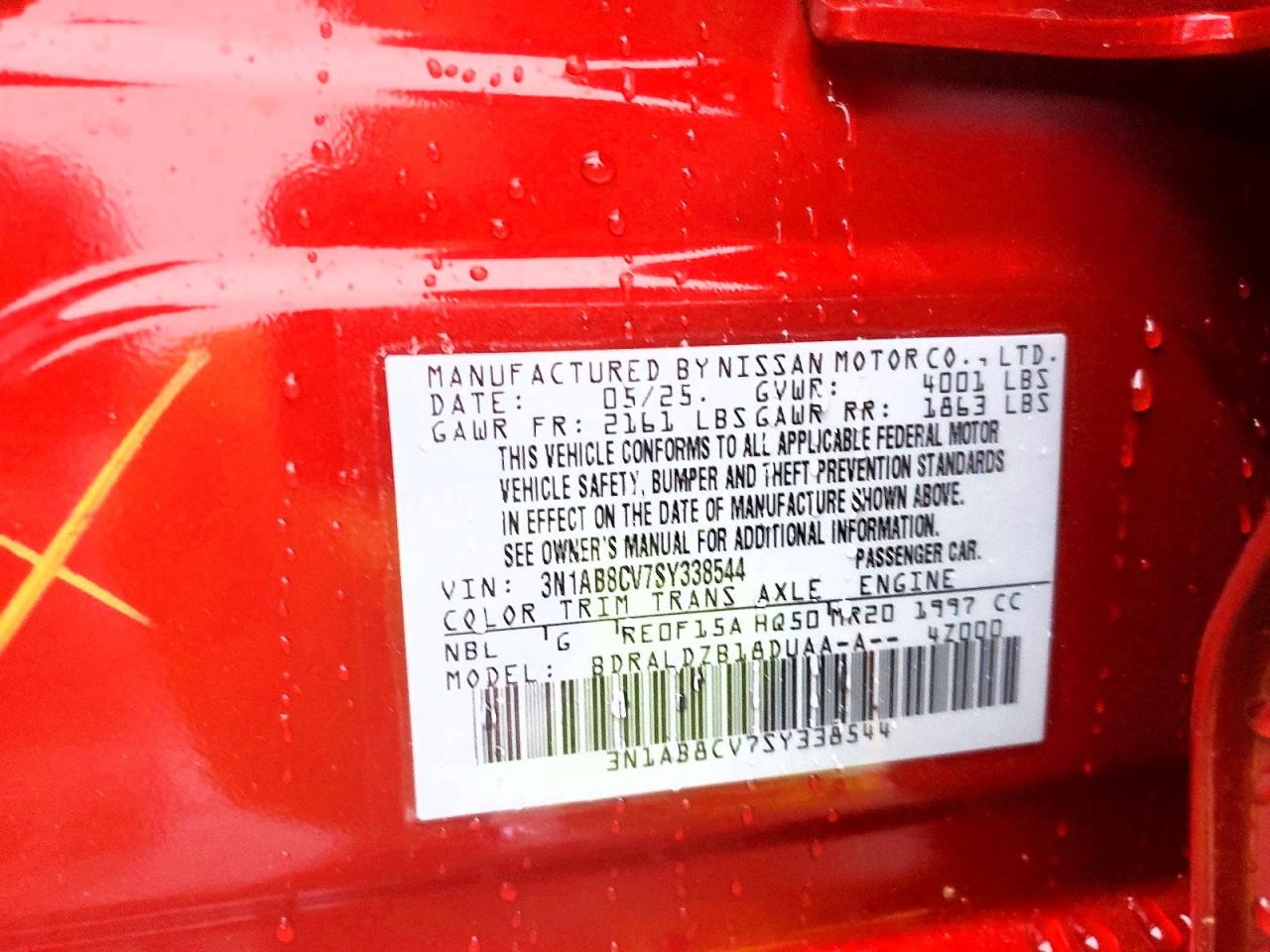2025 NISSAN SENTRA SV photo 12