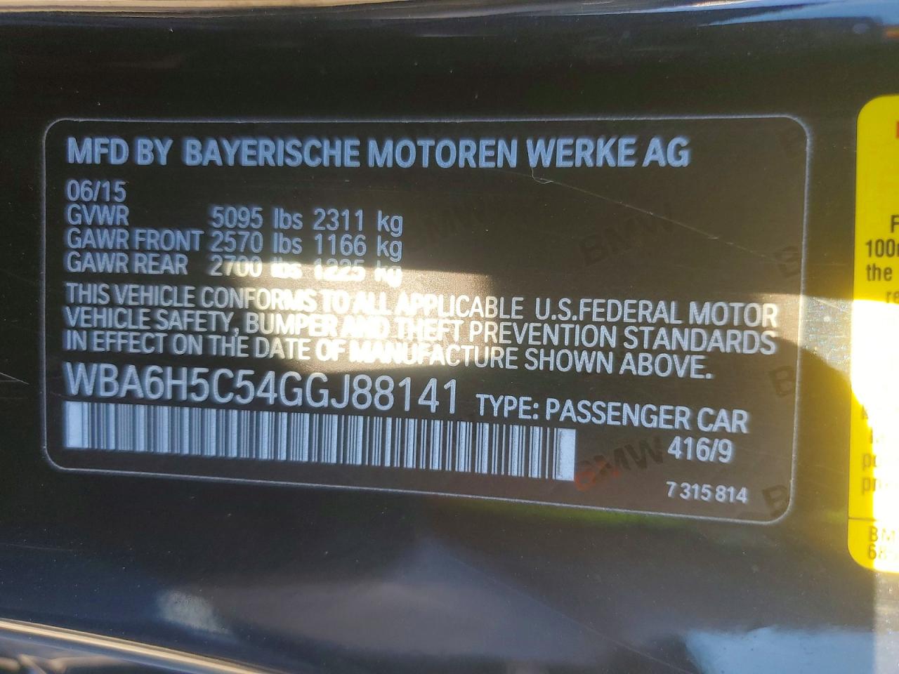 2016 BMW 650 I photo 12