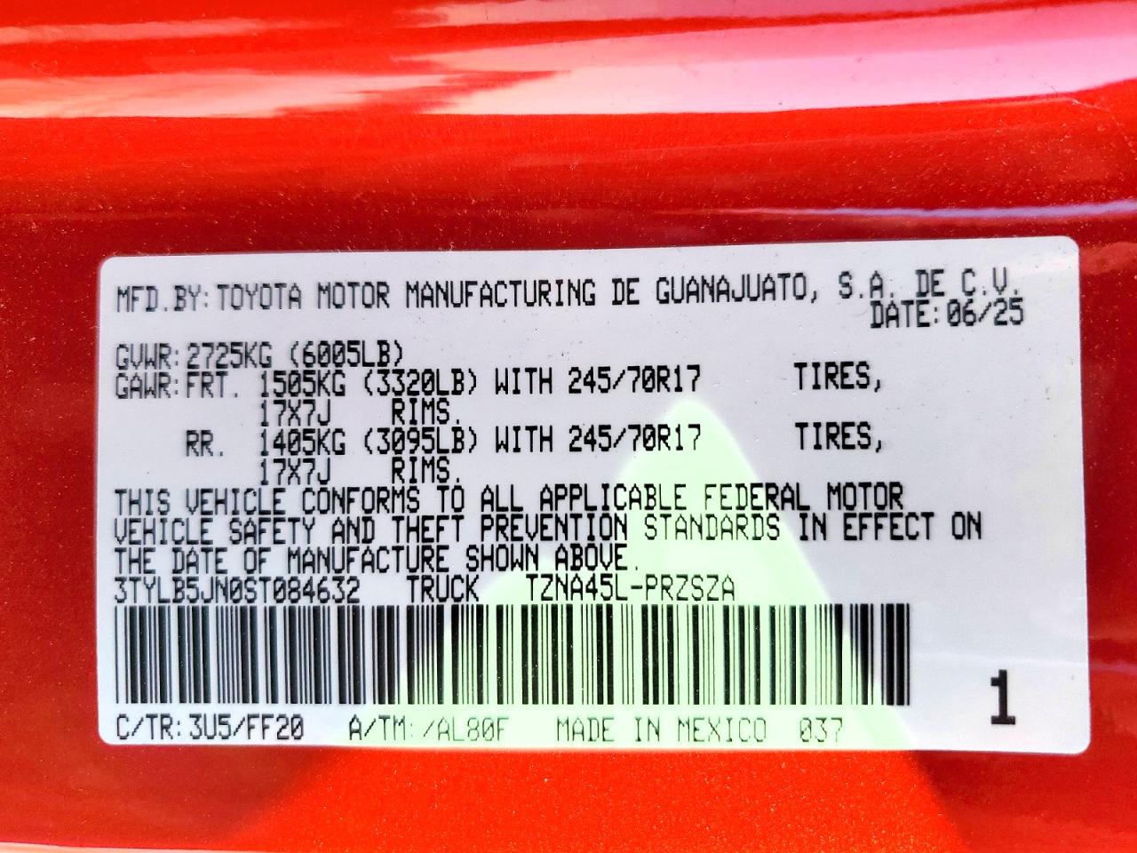 2025 TOYOTA TACOMA DOUBLE CAB photo 12