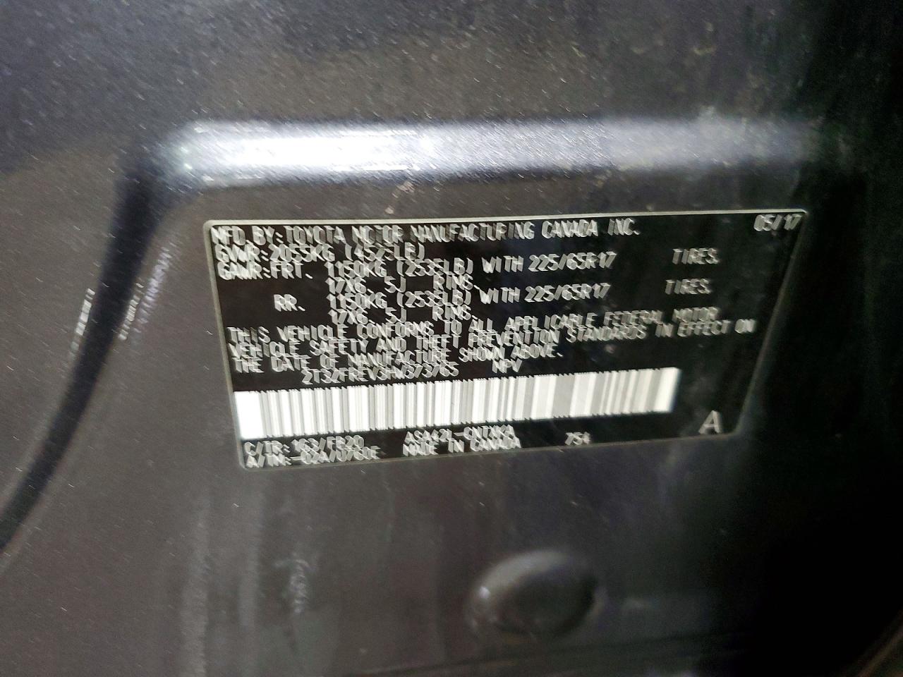 2017 TOYOTA RAV4 LE photo 12
