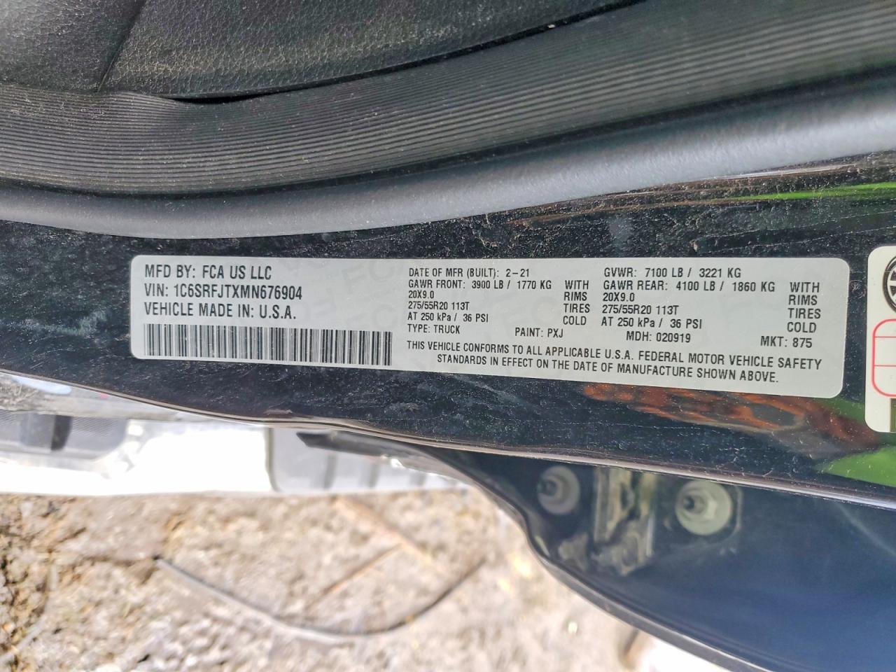 2021 RAM 1500 LARAMIE photo 34