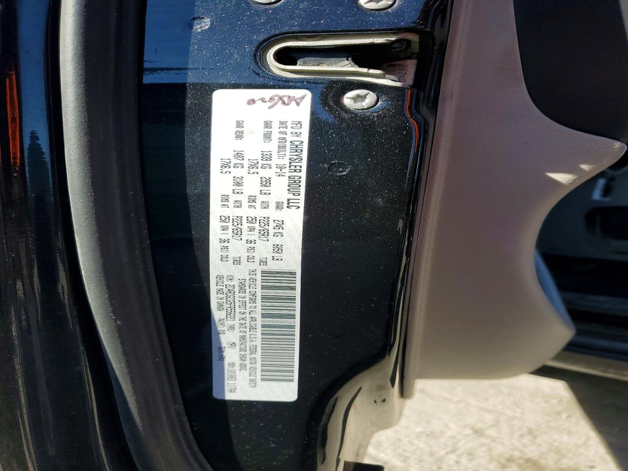2015 DODGE GRAND CARAVAN SXT photo 14