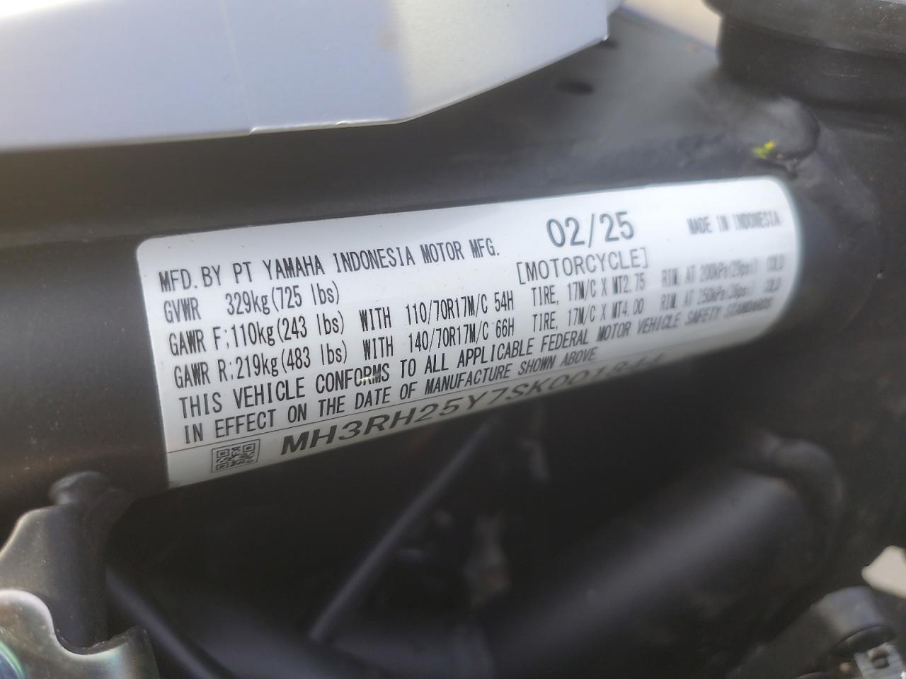 2025 YAMAHA YFZ320 AC photo 8