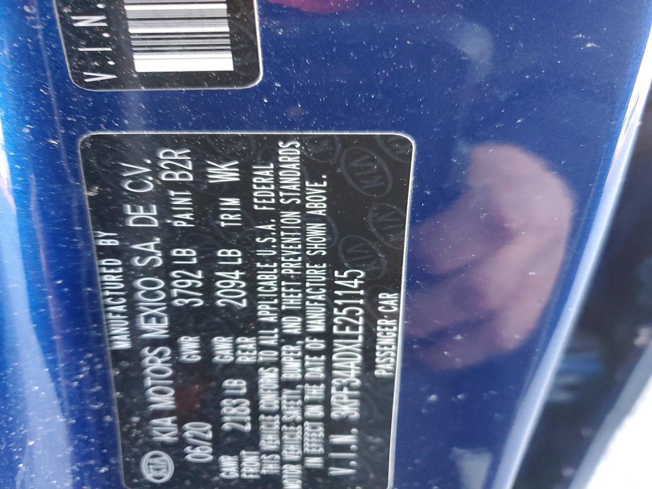 2020 KIA FORTE GT LINE photo 12