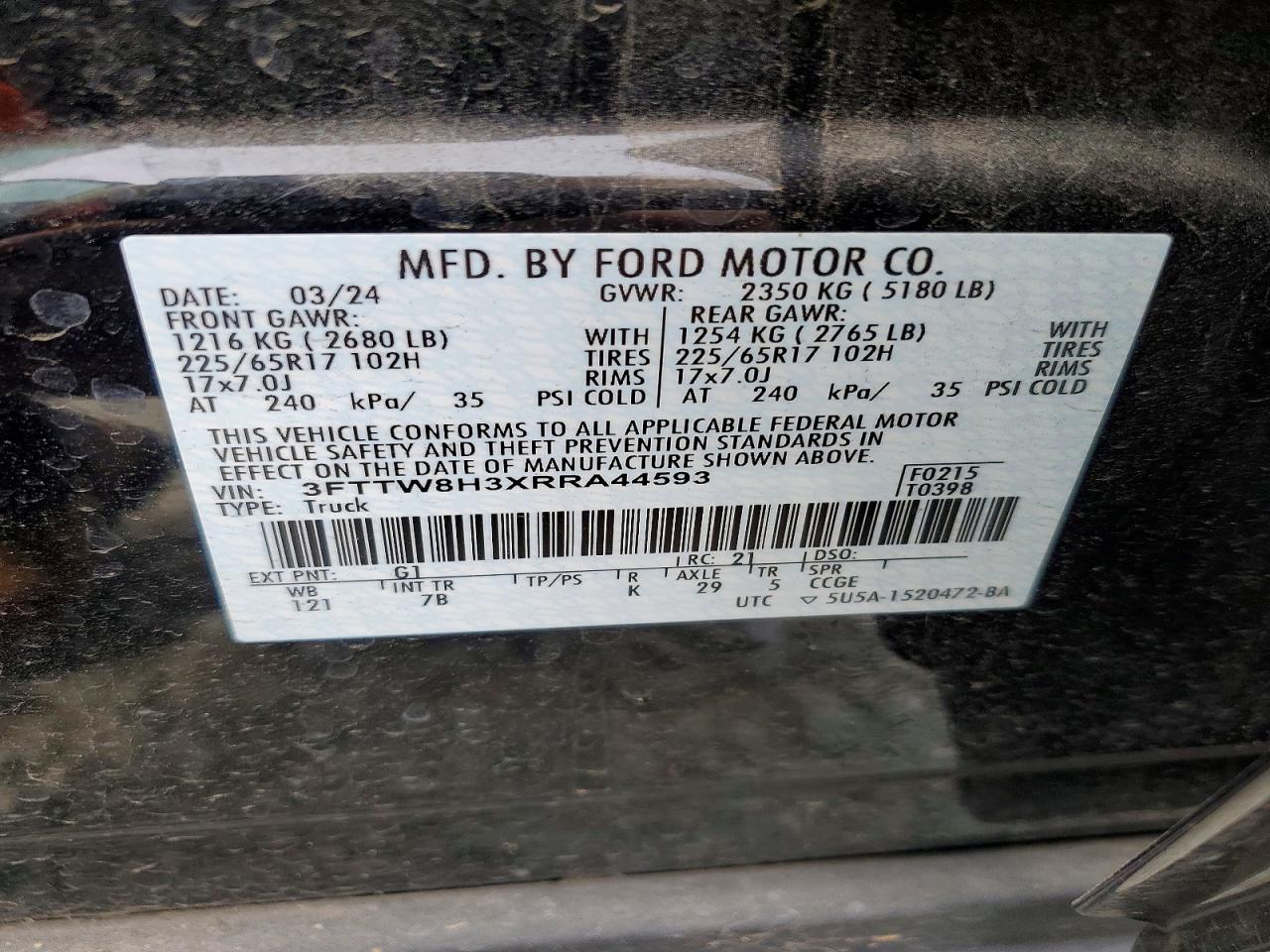 2024 FORD MAVERICK XLT photo 13