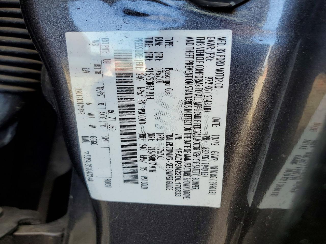 2013 FORD FOCUS TITANIUM photo 12