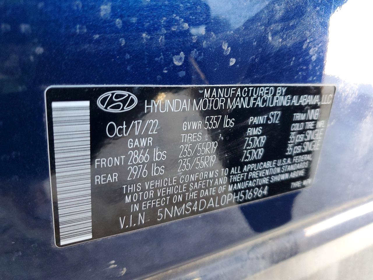 2023 HYUNDAI SANTA FE LIMITED photo 13