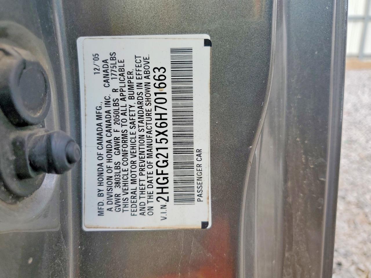2006 HONDA CIVIC SI photo 13
