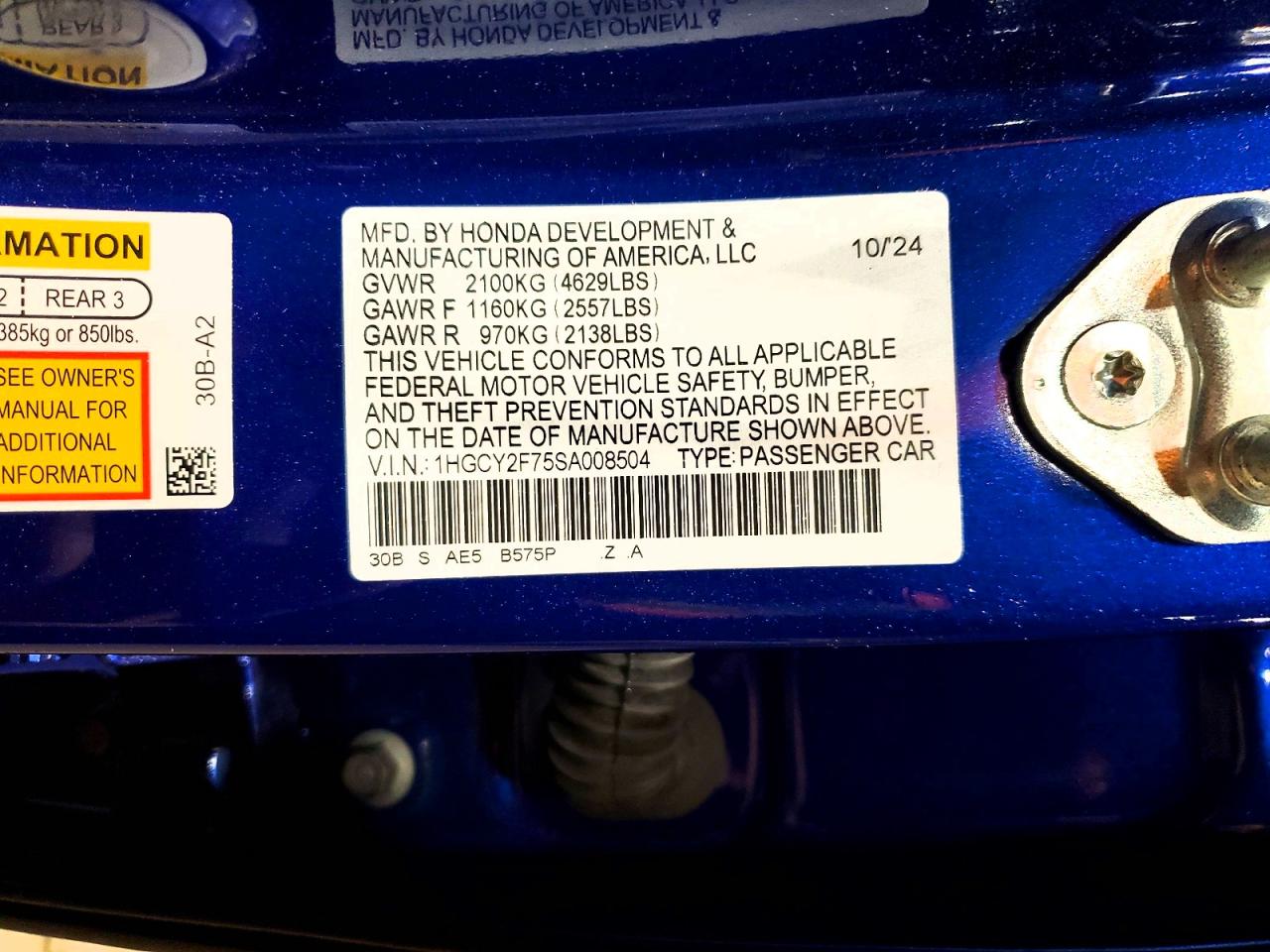 2025 HONDA ACCORD HYBRID SPORT-L photo 12