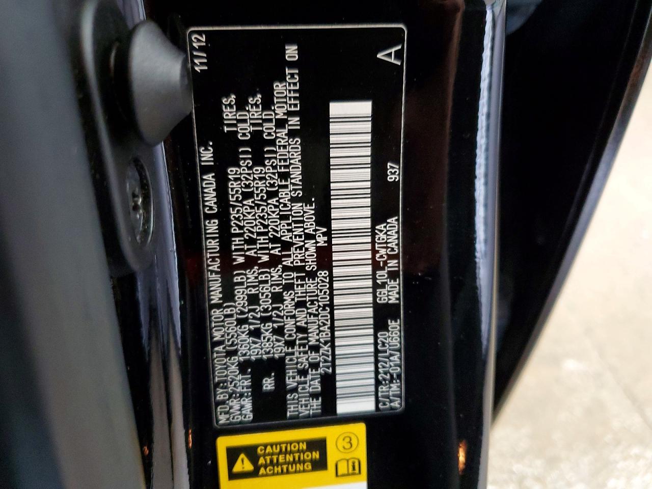 2013 LEXUS RX 350 photo 13