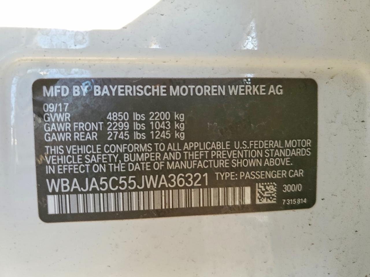 2018 BMW 530 I photo 13