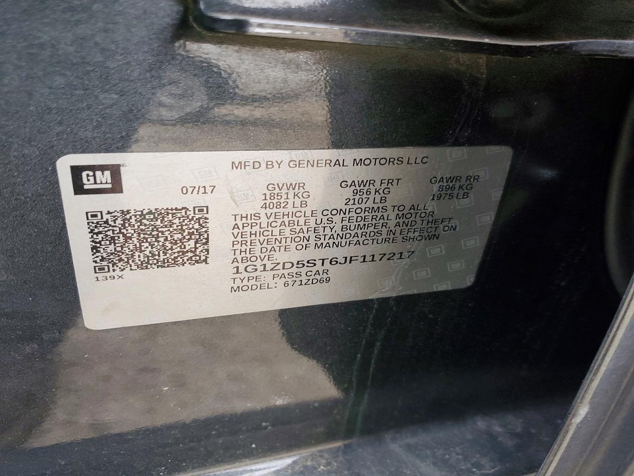 2018 CHEVROLET MALIBU LT photo 23